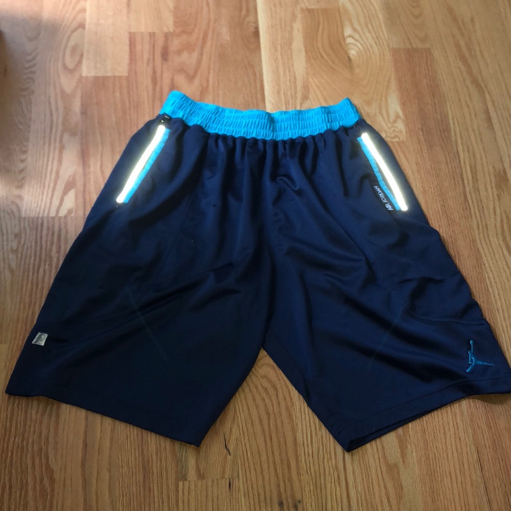 Vintage Blue Air Jordan Shorts Size Medium